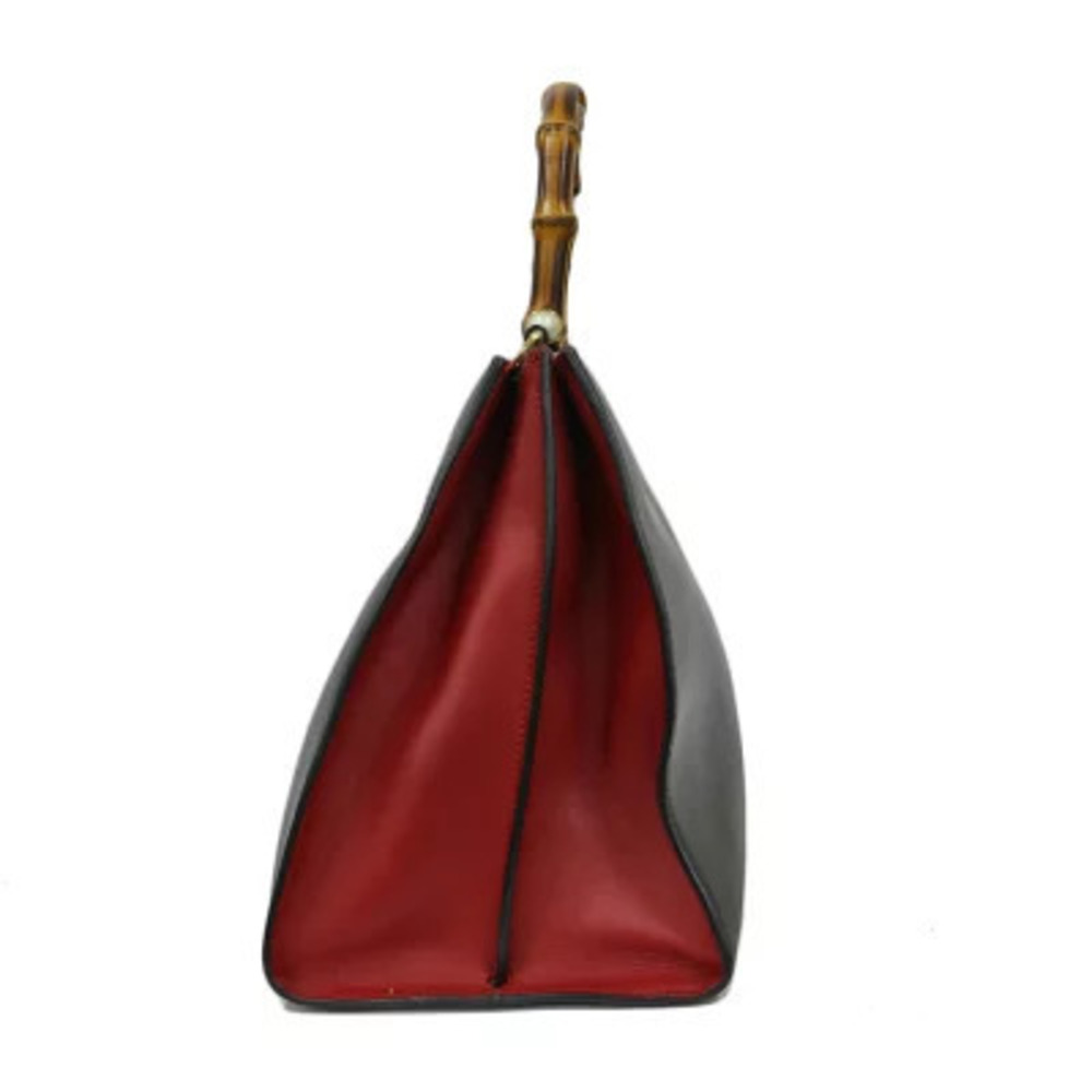 Gucci Black Bamboo Bag Shoulder - Picture 6 of 8
